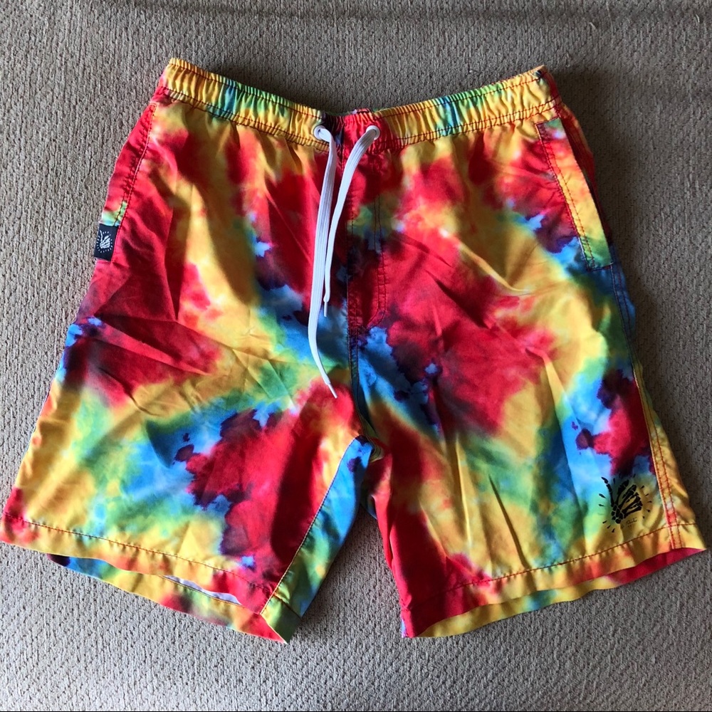 Rare Neff x Mac Miller Tie Dye Boardshorts
